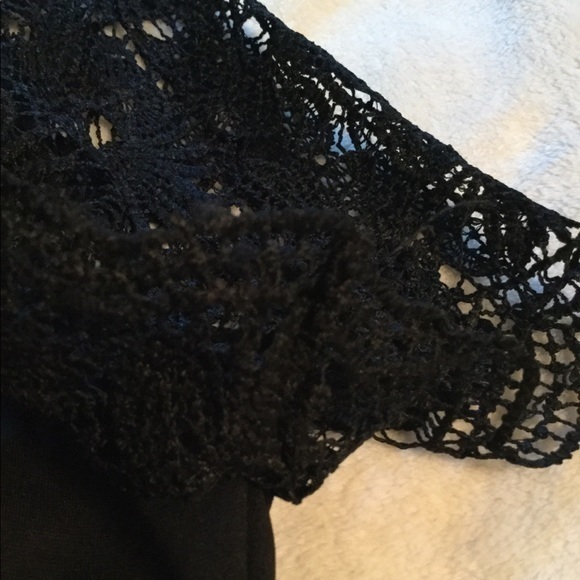 LAST CHANCE! Fit and Flare Lace Yoke Dress - Picture 9 of 9